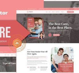 Bycare - Senior Care Foundation Elementor Template Kit