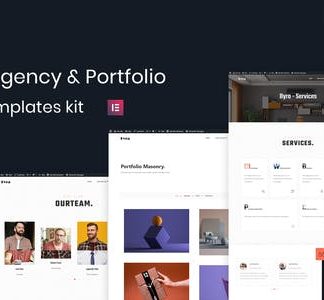 Byra - Creative Agency & Modern Portfolio Elementor Template Kit