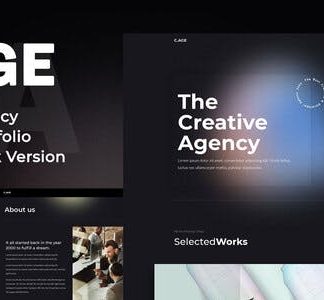 C.AGE - Creative Agency Personal Portfolio Elementor Template Kit