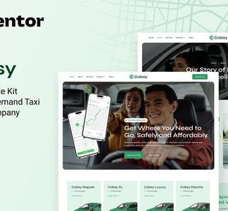 Cabsy - Transport Company & On Demand Taxi Elementor Template Kit