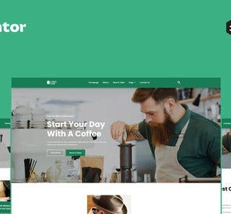 Cafein - Coffee Bar & Cafe Elementor Pro Full Site Template Kit