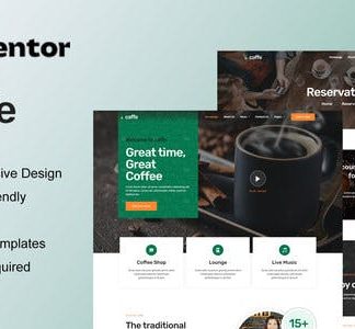 Caffe - Coffee Shop & Cafe Elementor Template Kit