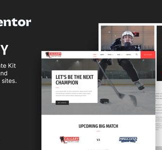Calgary – Hockey Team & Sports Club Elementor Template Kit