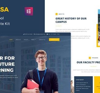 Campusa - University & School Elementor Template Kit