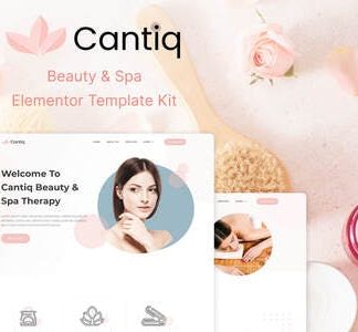 Cantiq - Beauty Spa Salon Therapy Elementor Template Kit