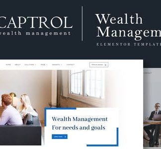 Captrol - Wealth Management Elementor Template Kit