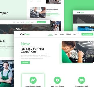 CarCare - Auto Service & Repair Elementor Template Kit
