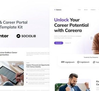 Careera - Job Board & Career Portal Elementor Template Kit
