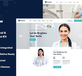 Carenow – Medical & Dentist Elementor Template Kit