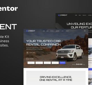 Carent – Car Rental Business & Auto Dealer Elementor Template Kit