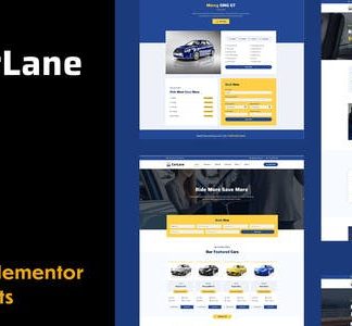 CarLane - Car Rental Elementor Template Kit