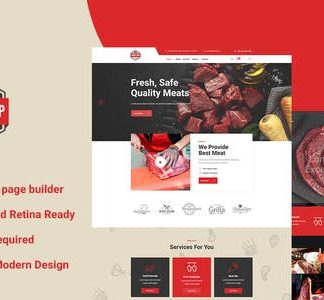 Carne - Meat Shop Elementor Template Kit