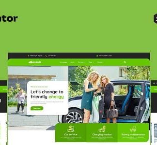 Caroze - Charging Station &EV Servicing Elementor Pro Full Site Template Kit