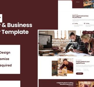 Carpenter - Business Elementor Pro Template Kit