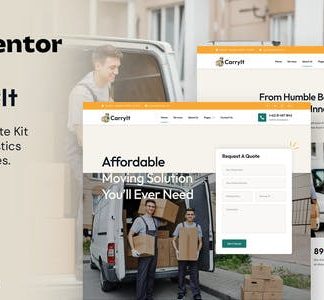 CarryIt – Moving & Logistics Company Elementor Template Kit