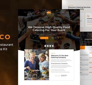 Caterico – Catering Services & Restaurant Elementor Template Kit