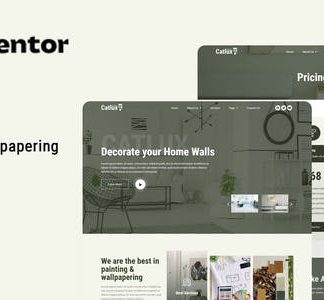 Catlux - Painting & Wallpapering Elementor Template Kit