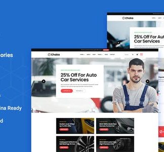 Chakta - Auto Parts Store & Accessories Elementor Template Kit