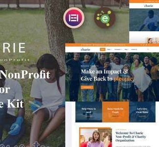 Charie - Charity NonProfit Elementor Template Kit