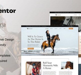 Charreria - Horse Riding Club Elementor Template Kit