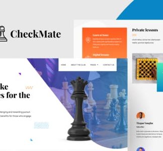 CheckMate - Chess Club & Tournaments Elementor Template Kit
