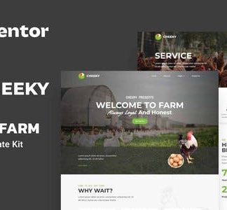 Cheeky - Poultry Farm Elementor Template Kit