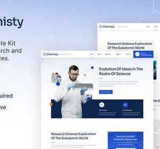 Chemisty – Science Research & Laboratory Elementor Template Kit