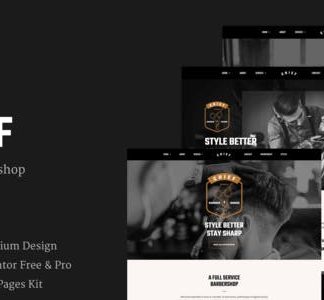 Chief - Modern Barbershop Template Kit