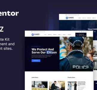 Chopz – Police & Sheriff Department Elementor Template Kit