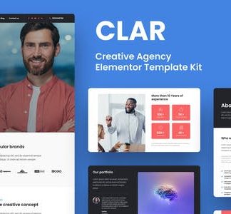 Clar - Digital Agency Elementor Template Kit