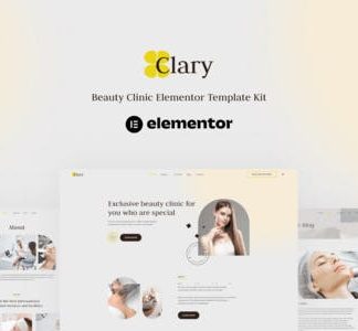 Clary - Beauty Clinic Elementor Template Kit