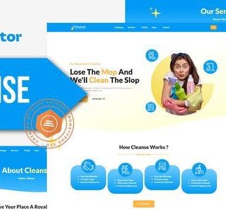 Cleanse - Cleaning Services Elementor Template Kit