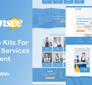 Cleansee - Cleaning Service Elementor Template Kit