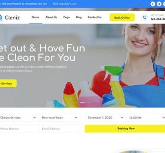 Cleniz - Cleaning Services Elementor Template Kit