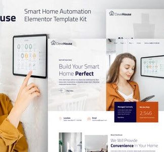 Clevehouse – Smart Home Automation Elementor Template Kit