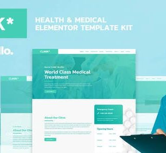CLINIK - Hospital & Clinical Health Care Elementor Template Kit