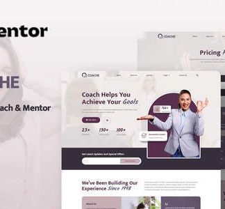Coache - Content Creator Mentor Elementor Template Kit