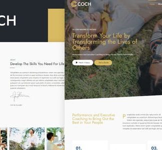 Coch - Business Coach Elementor Template Kit