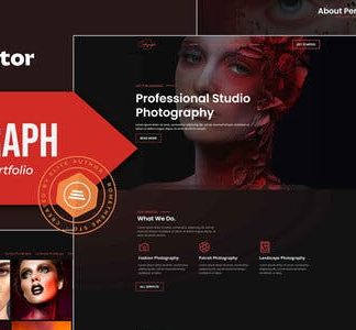 Codagraph - Photography & Portfolio Elementor Template Kit