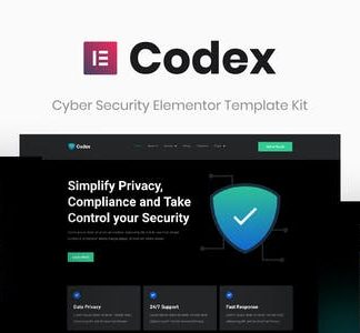 Codex - Cyber Security Elementor Template Kit