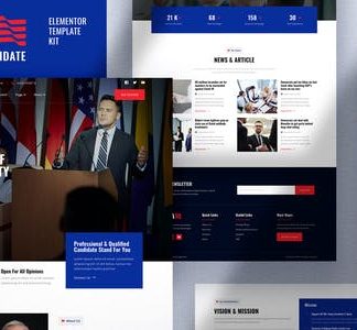 Coestra – Political Party & Candidate Elementor Template Kit