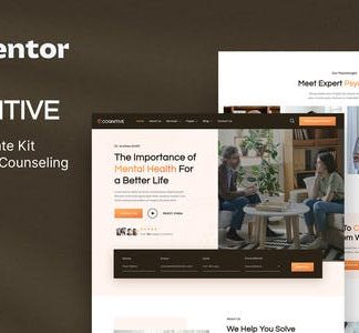 Cognitive – Psychology & Counseling Elementor Template Kit