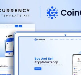 CoinOne - Cryptocurrency Elementor Template Kit