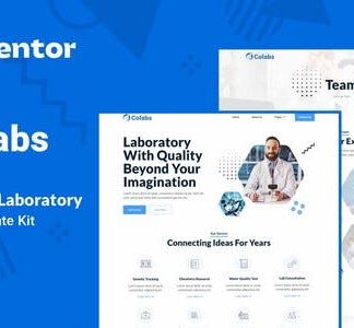 Colabs - Research & Laboratory Elementor Template Kit