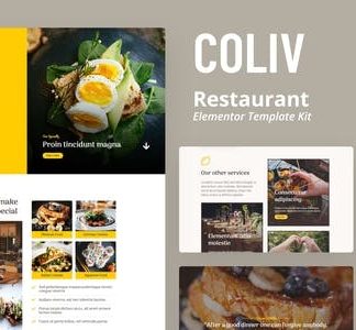 Coliv - Restaurant Template Kit