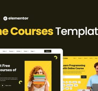 Collab – Online Courses Elementor Template Kit