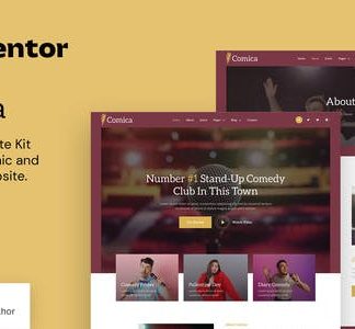 Comica – Stand-Up Comic & Comedy Club Elementor Template Kit