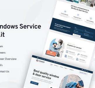 Conder | Doors & Windows Service Elementor Template Kit