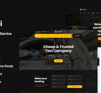 Conexi - Online Taxi Booking Service Template Kit