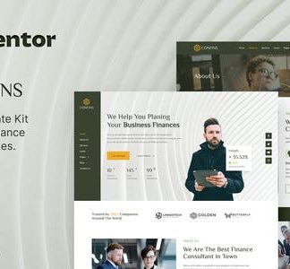 Confins – Business & Finance Consulting Elementor Template Kit